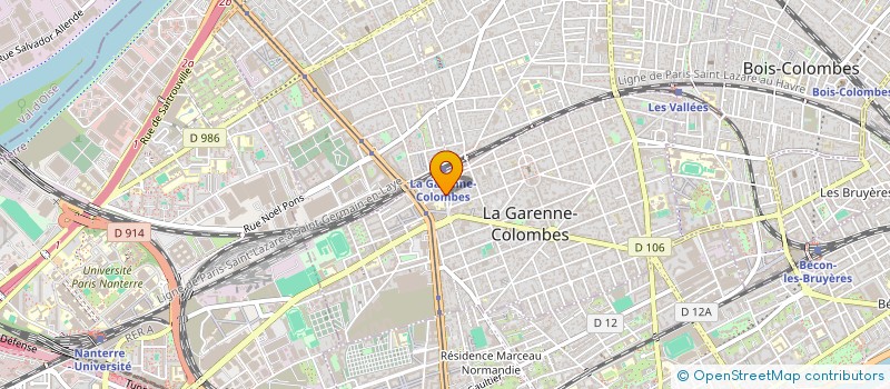 localisation de l'entreprise MONSIEUR FRANCOIS PIERREFEU  LA GARENNE-COLOMBES