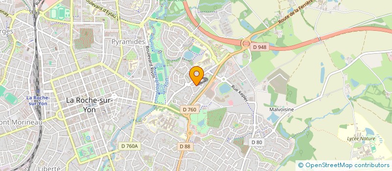 localisation de l'entreprise MONSIEUR FRANCOIS PILLEVESSE  LA ROCHE-SUR-YON