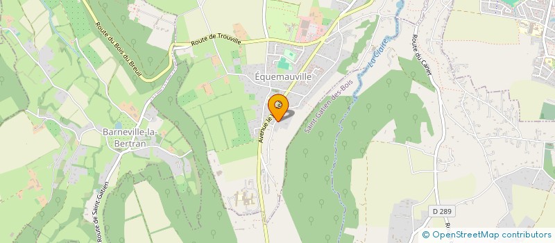 localisation de l'entreprise MONSIEUR FRANCOIS PILLIE  EQUEMAUVILLE