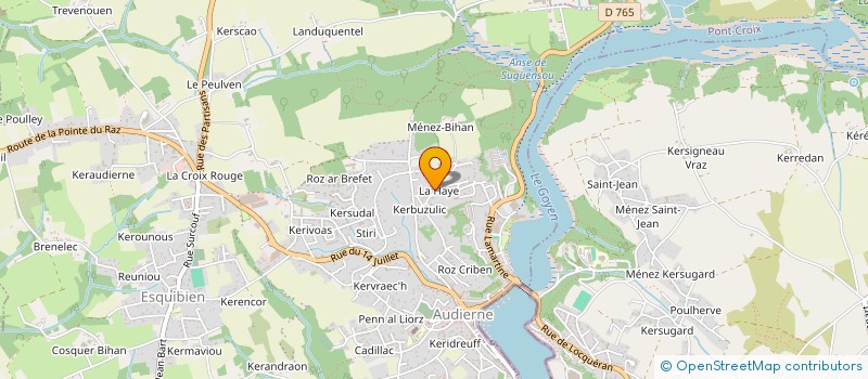 localisation de l'entreprise MONSIEUR FRANCOIS PILLU  AUDIERNE