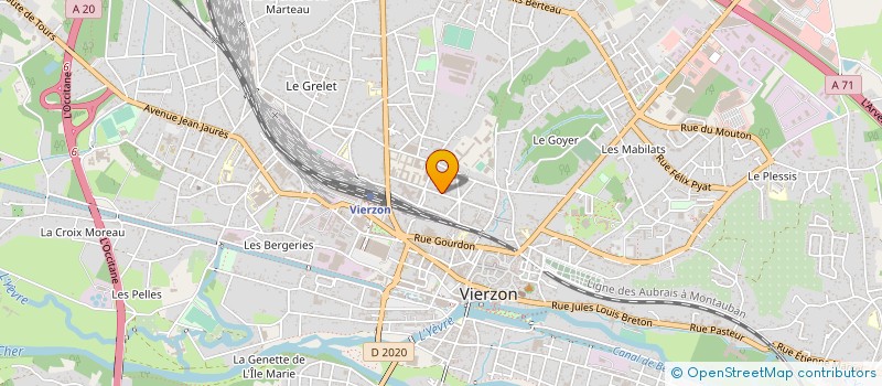 localisation de l'entreprise MONSIEUR FRANCOIS PILLU à VIERZON