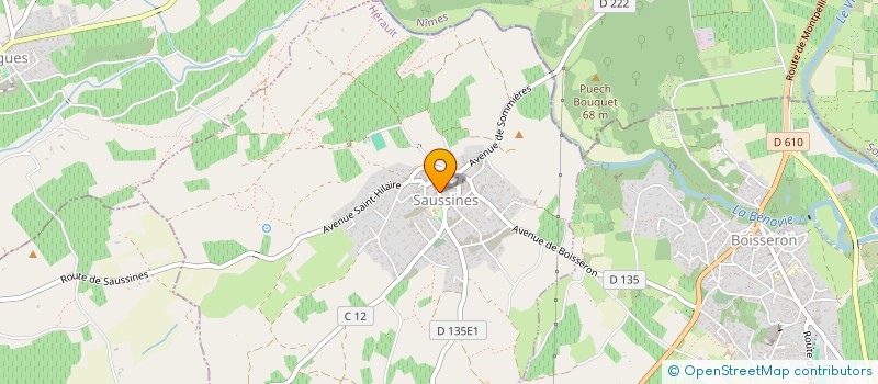 localisation de l'entreprise MONSIEUR FRANCOIS PIN  SAUSSINES