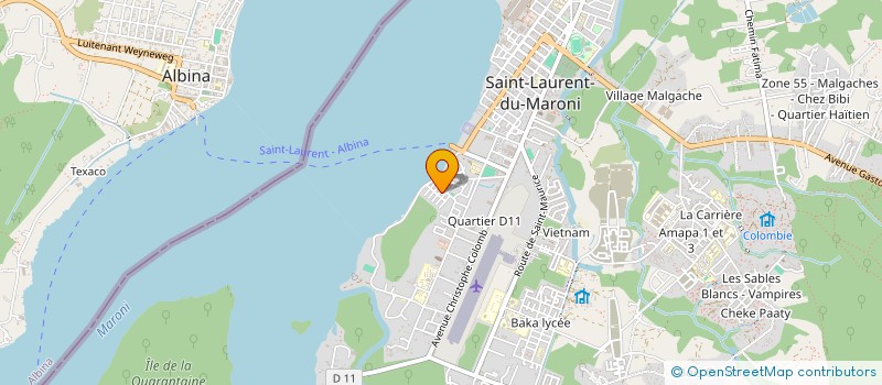 localisation de l'entreprise MONSIEUR FRANCOIS PINAS à SAINT-LAURENT-DU-MARONI