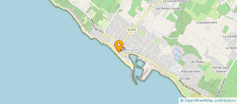 localisation de l'entreprise MONSIEUR FRANCOIS PINEAU  SAINT-PIERRE-D'OLERON