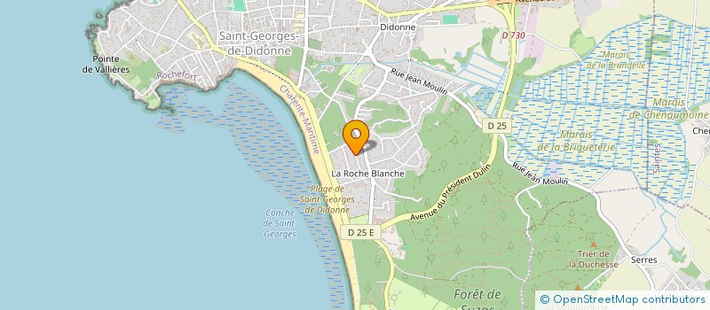 localisation de l'entreprise MONSIEUR FRANCOIS PINET  SAINT-GEORGES-DE-DIDONNE