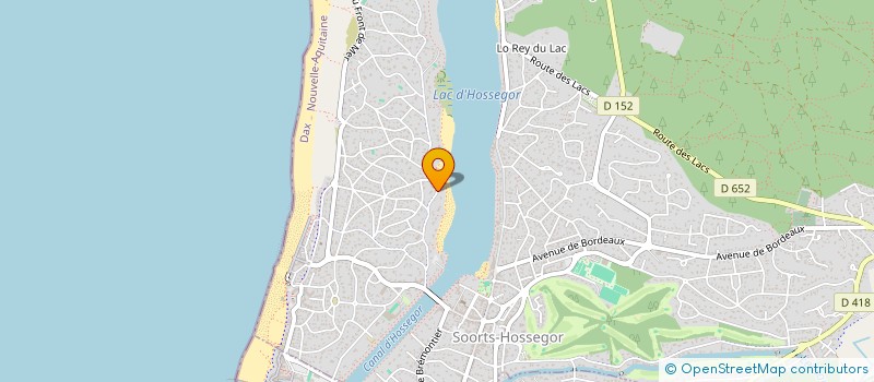 localisation de l'entreprise MONSIEUR FRANCOIS PINGEOT  SOORTS-HOSSEGOR