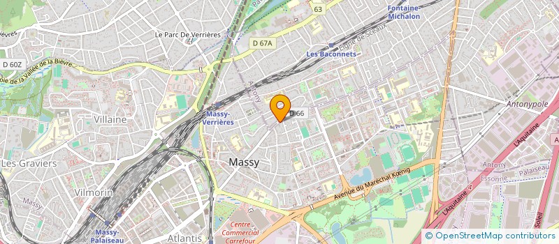 localisation de l'entreprise MONSIEUR FRANCOIS PINSON à MASSY