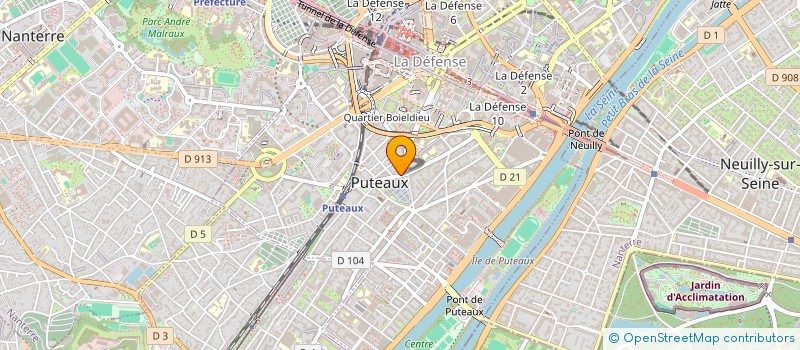 localisation de l'entreprise MONSIEUR FRANCOIS PINZELLI  PUTEAUX