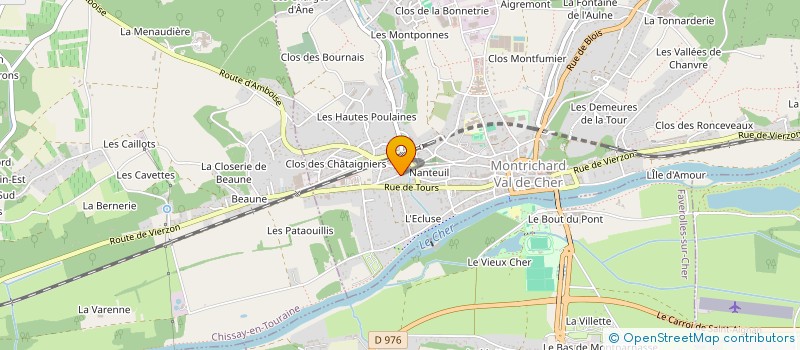 localisation de l'entreprise MONSIEUR FRANCOIS PIOLET à MONTRICHARD-VAL-DE-CHER