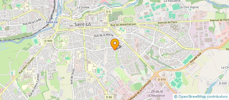 localisation de l'entreprise MONSIEUR FRANCOIS PION  SAINT-LO