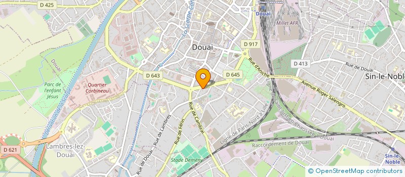 localisation de l'entreprise MONSIEUR FRANCOIS PIPROT à DOUAI