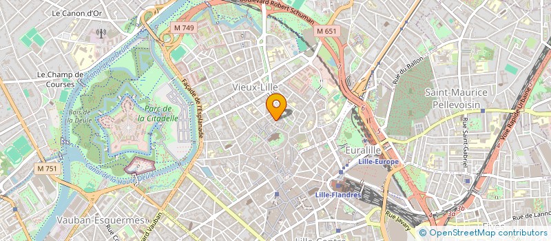 localisation de l'entreprise MONSIEUR FRANCOIS PIQUE à LILLE