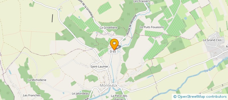 localisation de l'entreprise MONSIEUR FRANCOIS PIRONNEAU  MONTEAUX