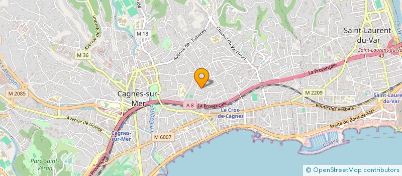 localisation de l'entreprise MONSIEUR FRANCOIS PISANO à CAGNES-SUR-MER