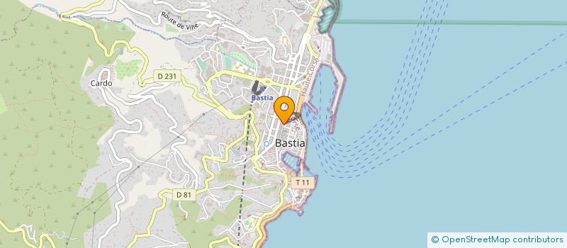 localisation de l'entreprise MONSIEUR FRANCOIS PISCIONERI à BASTIA