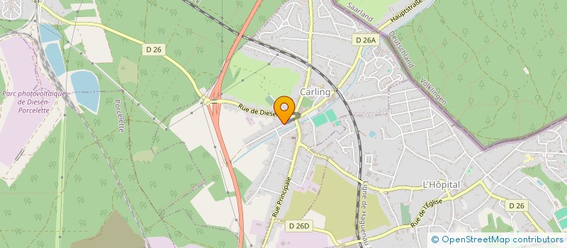 localisation de l'entreprise MONSIEUR FRANCOIS PISCOPO  CARLING