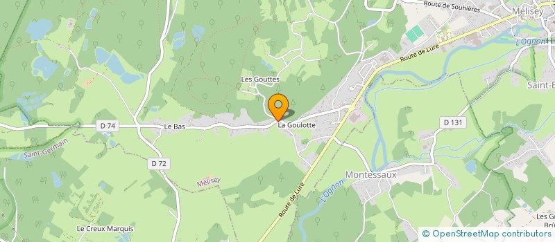 localisation de l'entreprise MONSIEUR FRANCOIS PISTOLET  MELISEY