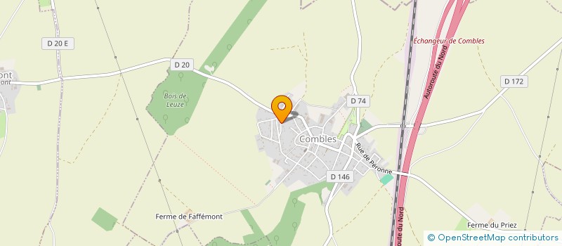 localisation de l'entreprise MONSIEUR FRANCOIS PLACE  COMBLES