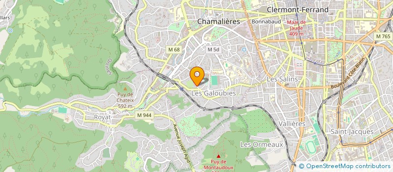 localisation de l'entreprise MONSIEUR FRANCOIS PLANCHE à CHAMALIERES