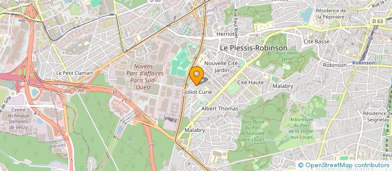 localisation de l'entreprise MONSIEUR FRANCOIS PLANCKE  LE PLESSIS-ROBINSON