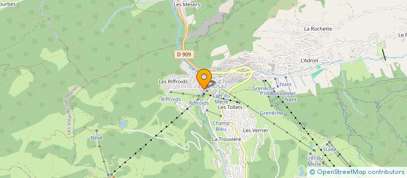 localisation de l'entreprise MONSIEUR FRANCOIS PLANTIER à LA CLUSAZ