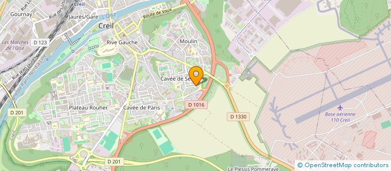 localisation de l'entreprise MONSIEUR FRANCOIS PLASSE  CREIL