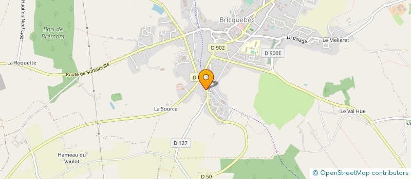 localisation de l'entreprise MONSIEUR FRANCOIS PLUQUET  BRICQUEBEC-EN-COTENTIN