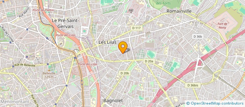 localisation de l'entreprise MONSIEUR FRANCOIS POCHET à BAGNOLET