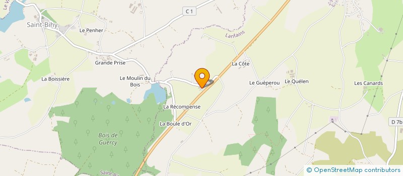 localisation de l'entreprise MONSIEUR FRANCOIS POISSON à QUINTIN