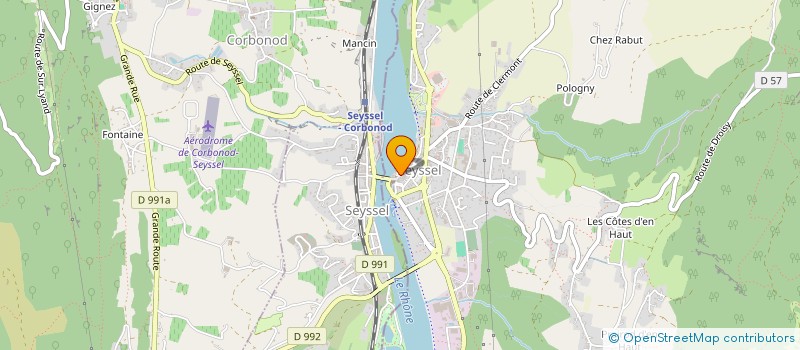 localisation de l'entreprise MONSIEUR FRANCOIS POLLIEN  SEYSSEL