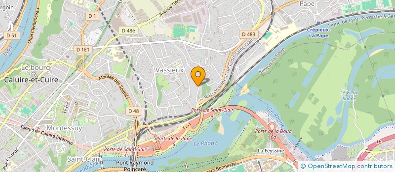 localisation de l'entreprise MONSIEUR FRANCOIS POMAREDES  CALUIRE-ET-CUIRE