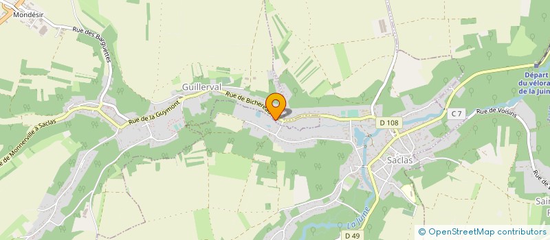 localisation de l'entreprise MONSIEUR FRANCOIS POMMEREAU  GUILLERVAL