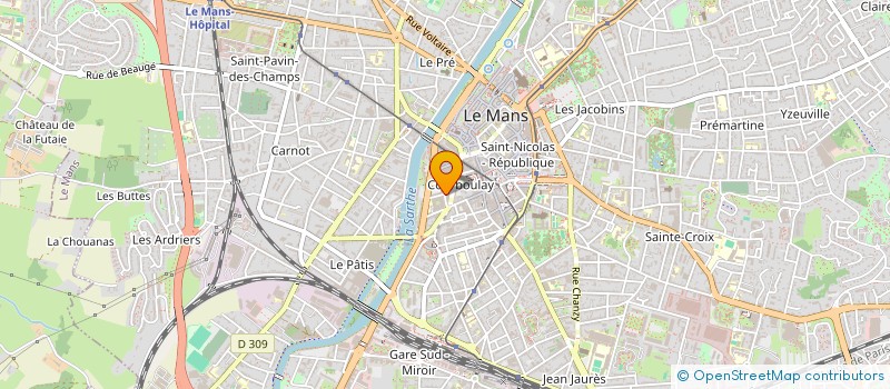 localisation de l'entreprise MONSIEUR FRANCOIS POMMERET  LE MANS