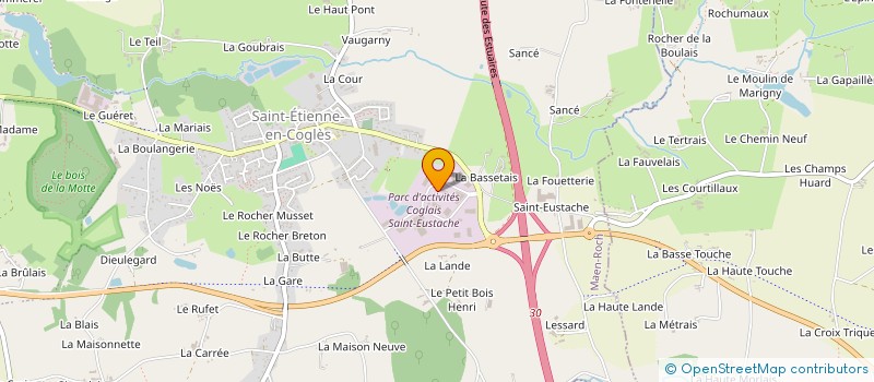 localisation de l'entreprise MONSIEUR FRANCOIS POMMEREUL  MAEN ROCH