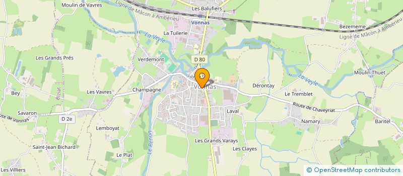 localisation de l'entreprise MONSIEUR FRANCOIS POMMIER  VONNAS