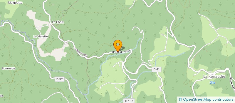 localisation de l'entreprise MONSIEUR FRANCOIS PONCHON  LA RENAUDIE