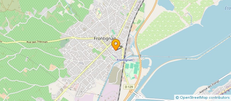 localisation de l'entreprise MONSIEUR FRANCOIS PONS  FRONTIGNAN