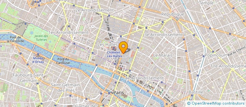 localisation de l'entreprise MONSIEUR FRANCOIS PONTE  PARIS