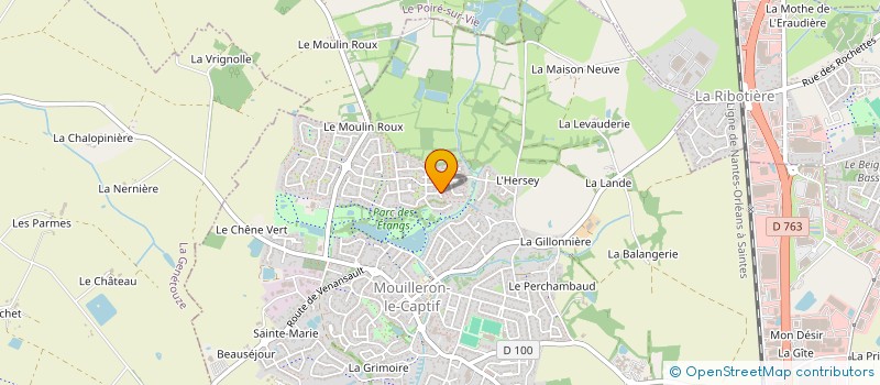 localisation de l'entreprise MONSIEUR FRANCOIS PONTOIZEAU  MOUILLERON-LE-CAPTIF