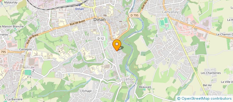 localisation de l'entreprise MONSIEUR FRANCOIS POPINEAU à DINAN