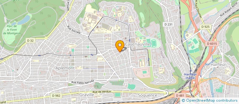 localisation de l'entreprise MONSIEUR FRANCOIS PORET  LE HAVRE