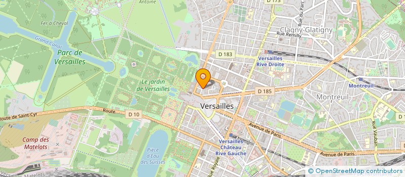 localisation de l'entreprise MONSIEUR FRANCOIS PORTIER à VERSAILLES