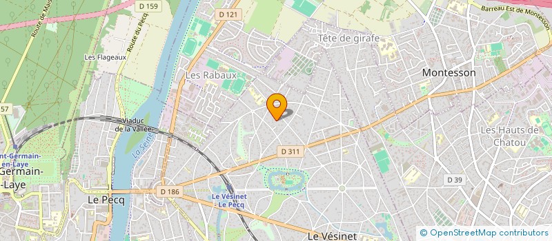 localisation de l'entreprise MONSIEUR FRANCOIS POSTOLLEC  LE VESINET