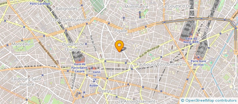 localisation de l'entreprise MONSIEUR FRANCOIS POUGET  PARIS