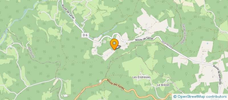 localisation de l'entreprise MONSIEUR FRANCOIS POUGNARD  MARQUAY