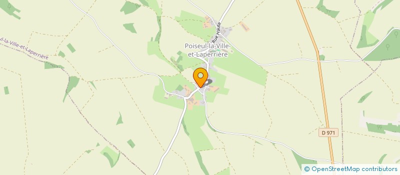 localisation de l'entreprise MONSIEUR FRANCOIS POUHIN  POISEUL-LA-VILLE-ET-LAPERRIERE