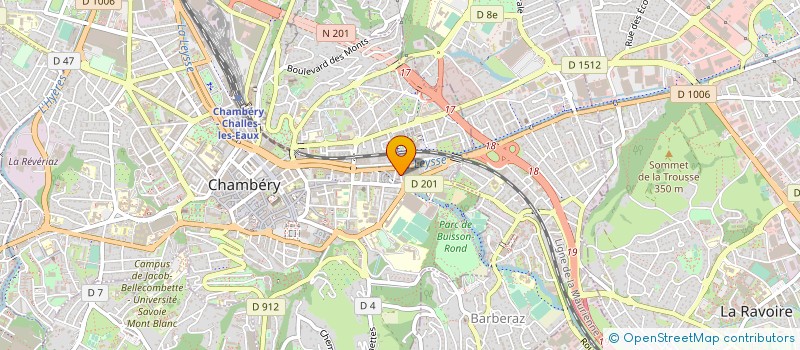 localisation de l'entreprise MONSIEUR FRANCOIS POULAIN à CHAMBERY