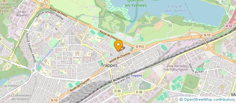 localisation de l'entreprise MONSIEUR FRANCOIS POULLAIN à TRAPPES