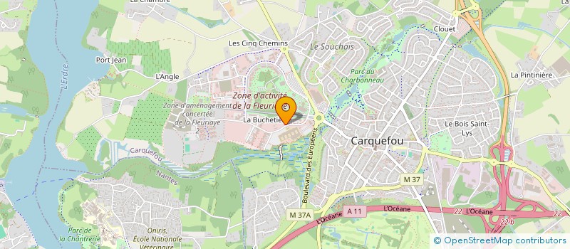 localisation de l'entreprise MONSIEUR FRANCOIS POURCHASSE à CARQUEFOU