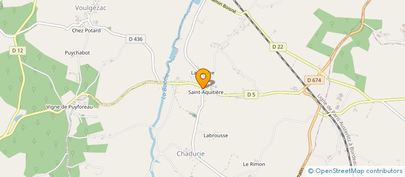 localisation de l'entreprise MONSIEUR FRANCOIS POURIN à CHADURIE